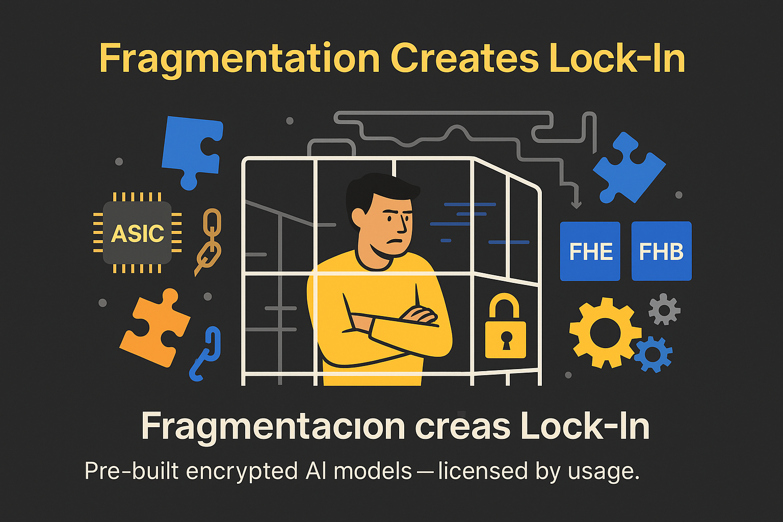 Fragmentation Creates Lock-In